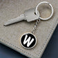 Initial W v3b - Luxury Keychain