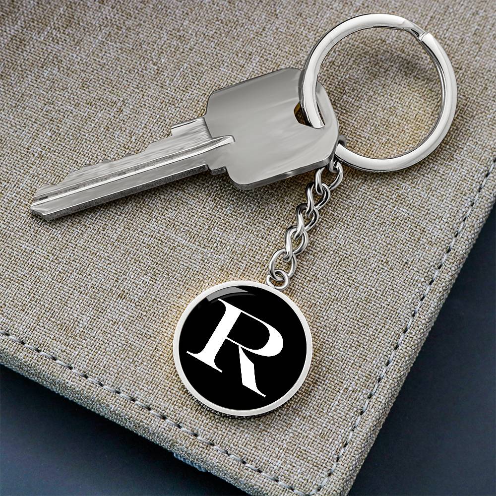Initial R v3a - Luxury Keychain