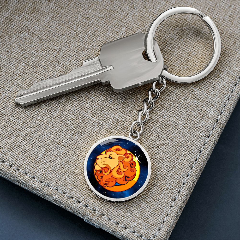 Zodiac Sign Leo - Luxury Keychain