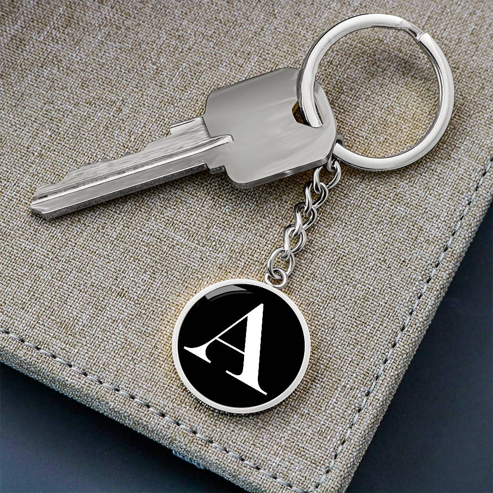 Initial A v3a - Luxury Keychain