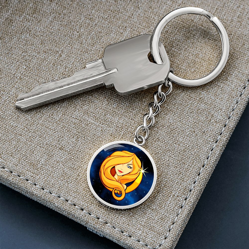 Zodiac Sign Virgo - Luxury Keychain
