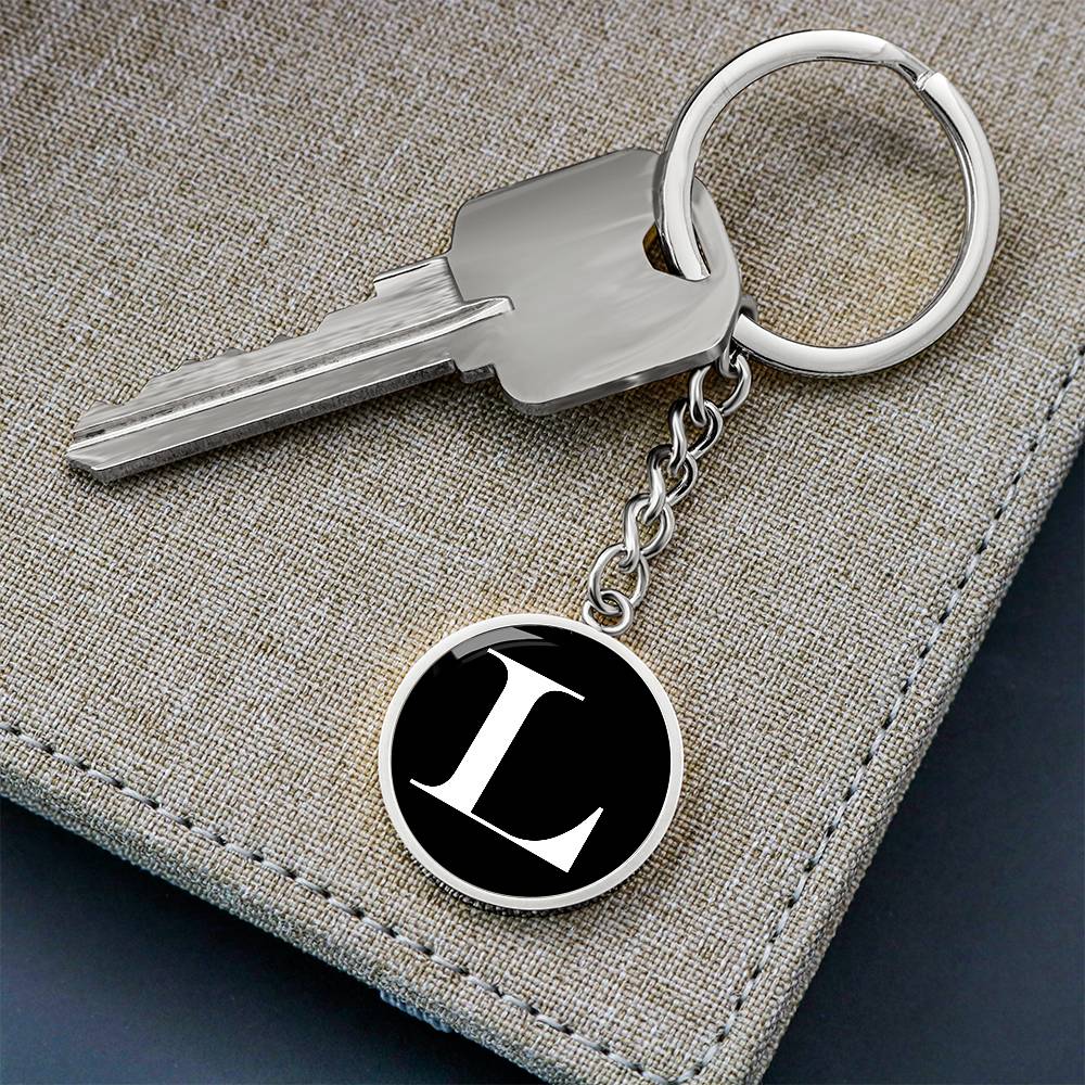 Initial L v3a - Luxury Keychain