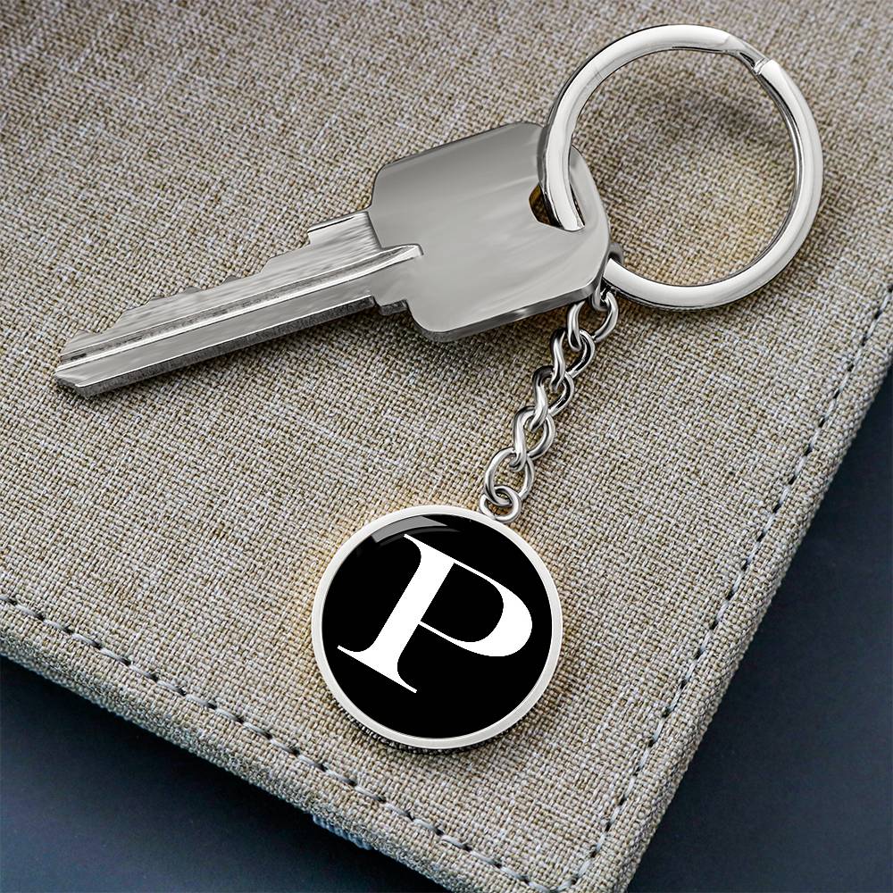 Initial P v3a - Luxury Keychain