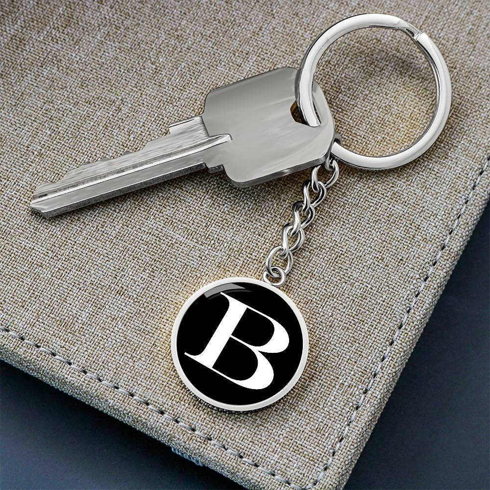 Initial B v3a - Luxury Keychain