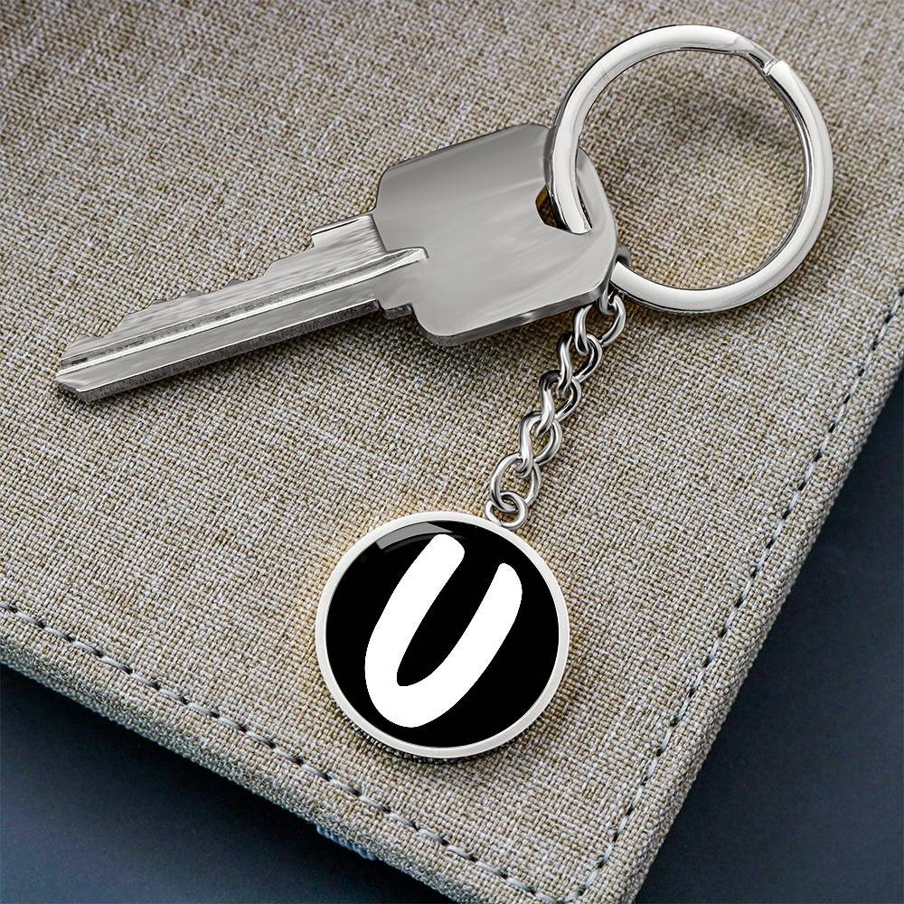 Initial U v3b - Luxury Keychain