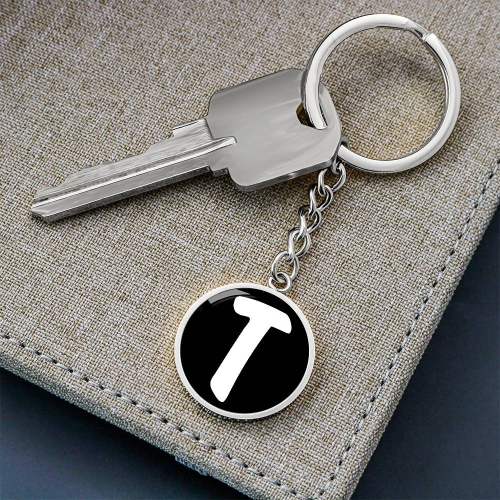 Initial T v3b - Luxury Keychain