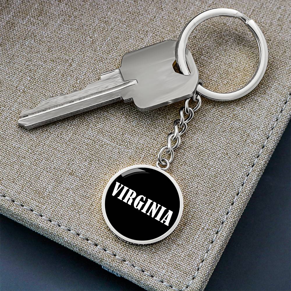 Virginia v01w - Luxury Keychain
