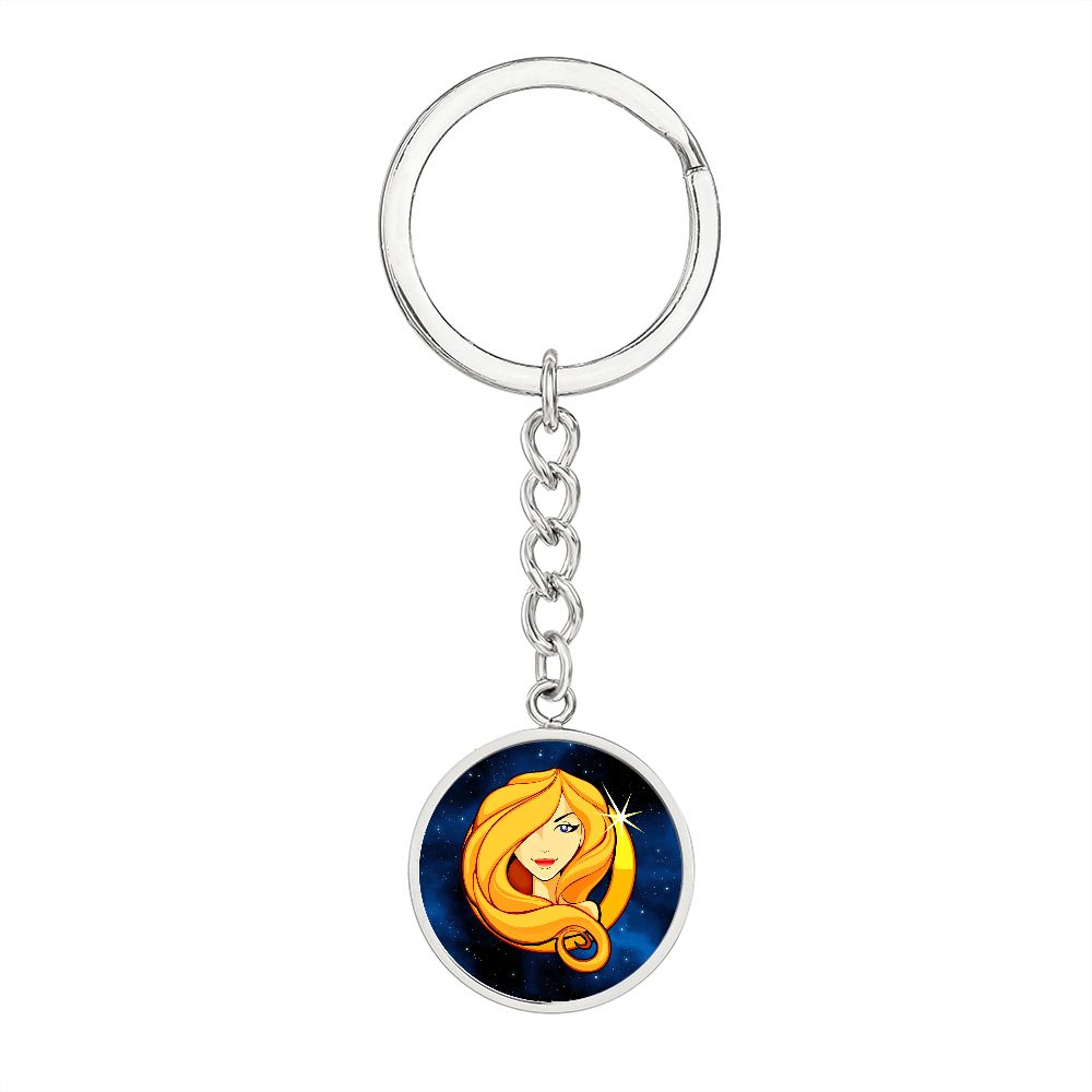 Zodiac Sign Virgo - Luxury Keychain