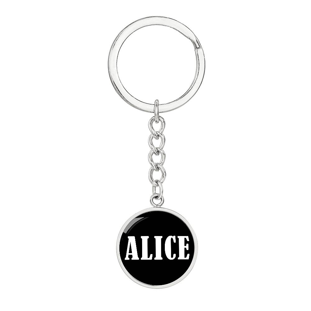 Alice v01w - Luxury Keychain