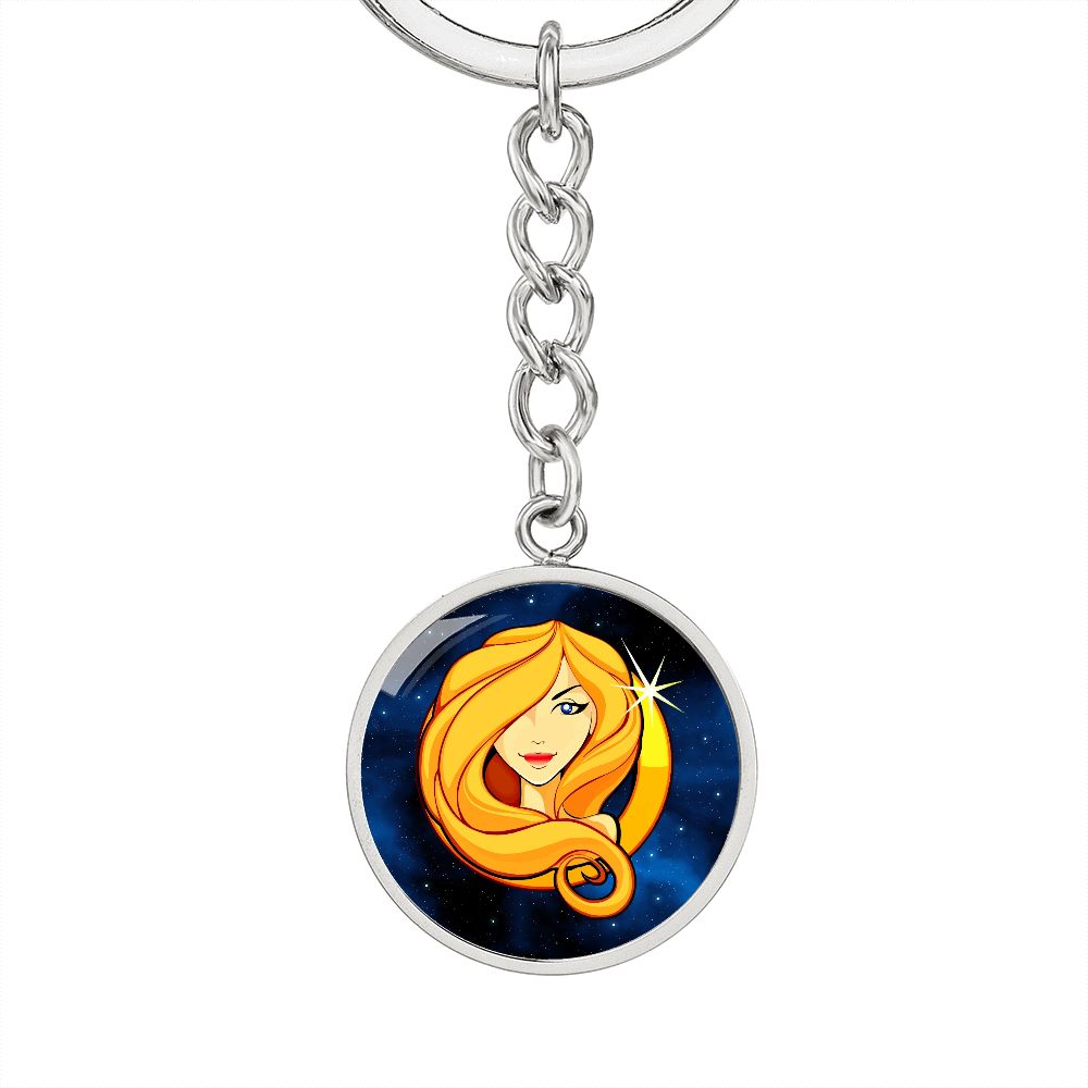 Zodiac Sign Virgo - Luxury Keychain
