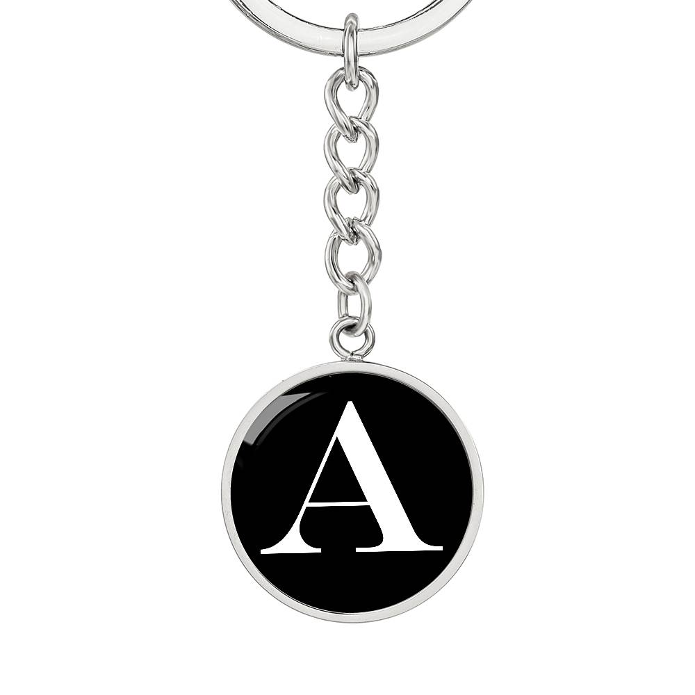 Initial A v3a - Luxury Keychain