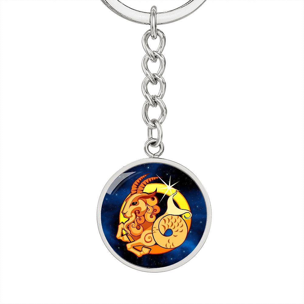 Zodiac Sign Capricorn - Luxury Keychain