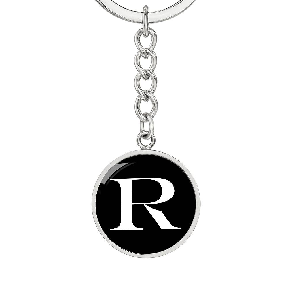 Initial R v3a - Luxury Keychain