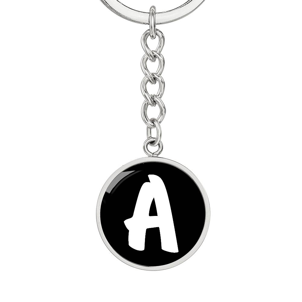 Initial A v3b - Luxury Keychain