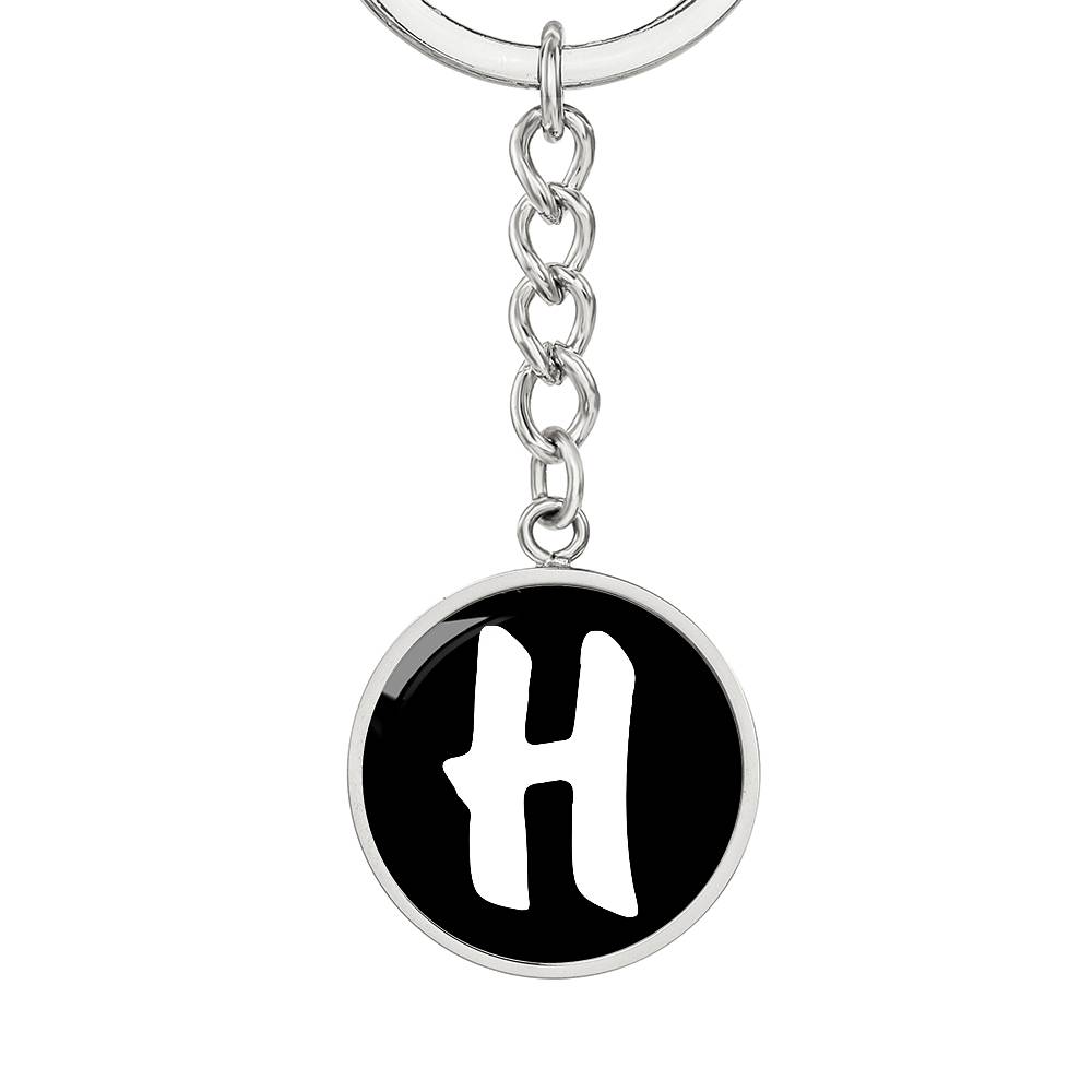 Initial H v3b - Luxury Keychain