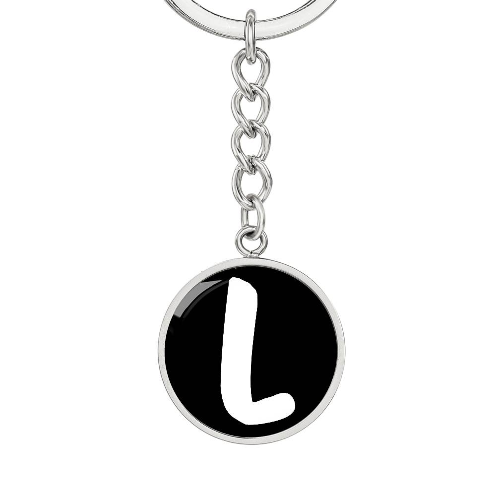 Initial L v3b - Luxury Keychain