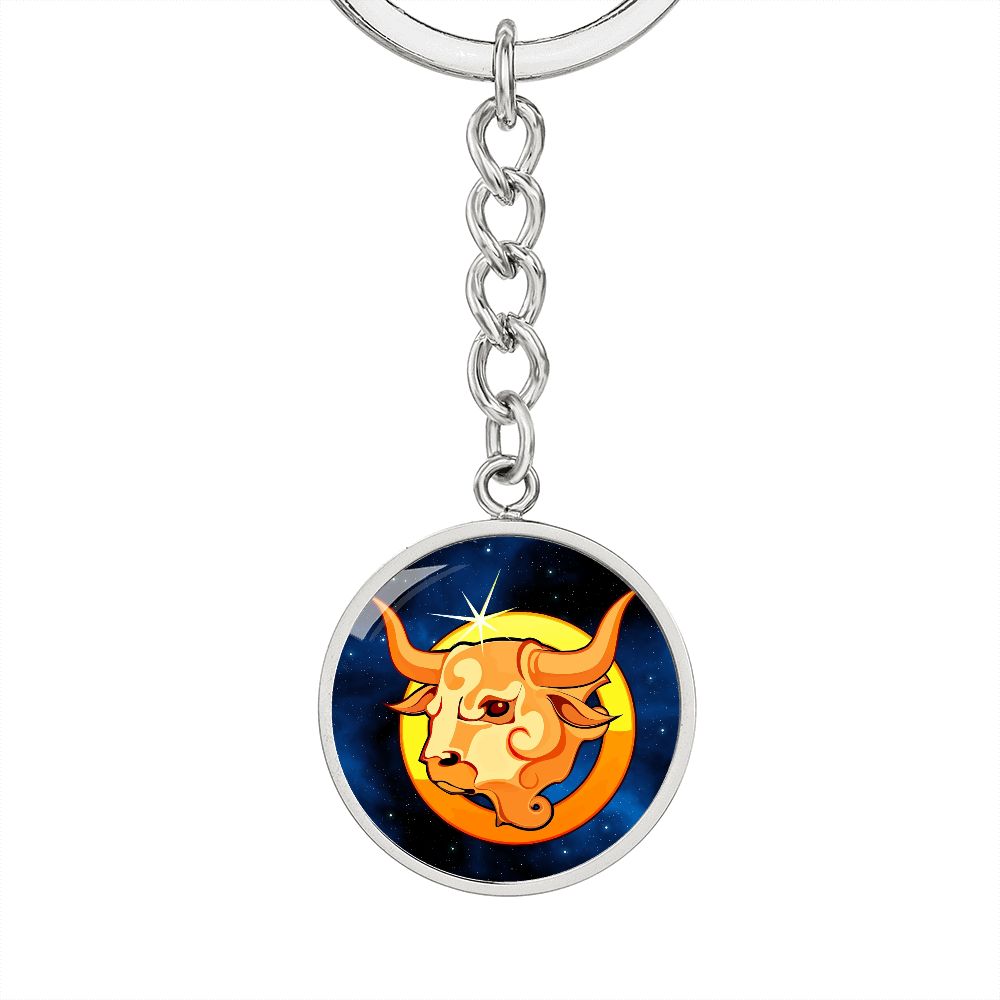 Zodiac Sign Taurus - Luxury Keychain
