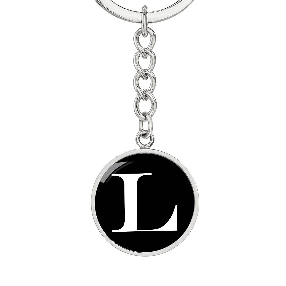 Initial L v3a - Luxury Keychain