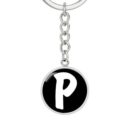 Initial P v3b - Luxury Keychain