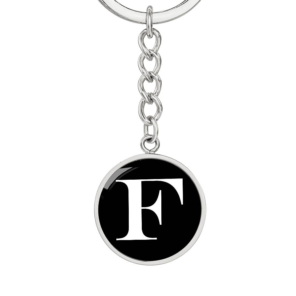Initial F v3a - Luxury Keychain