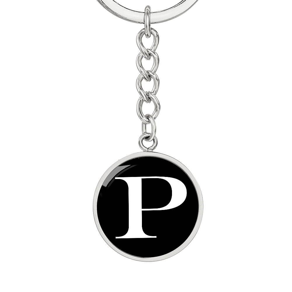 Initial P v3a - Luxury Keychain