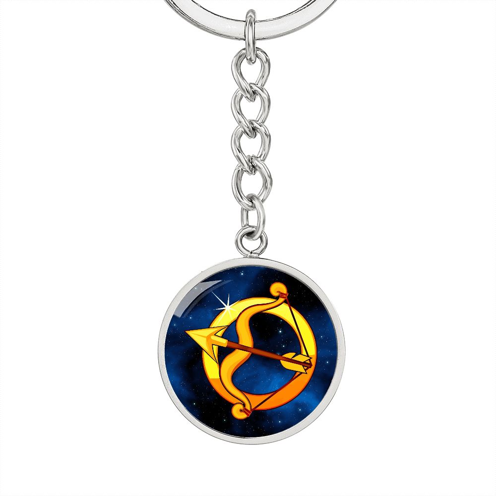 Zodiac Sign Sagittarius - Luxury Keychain