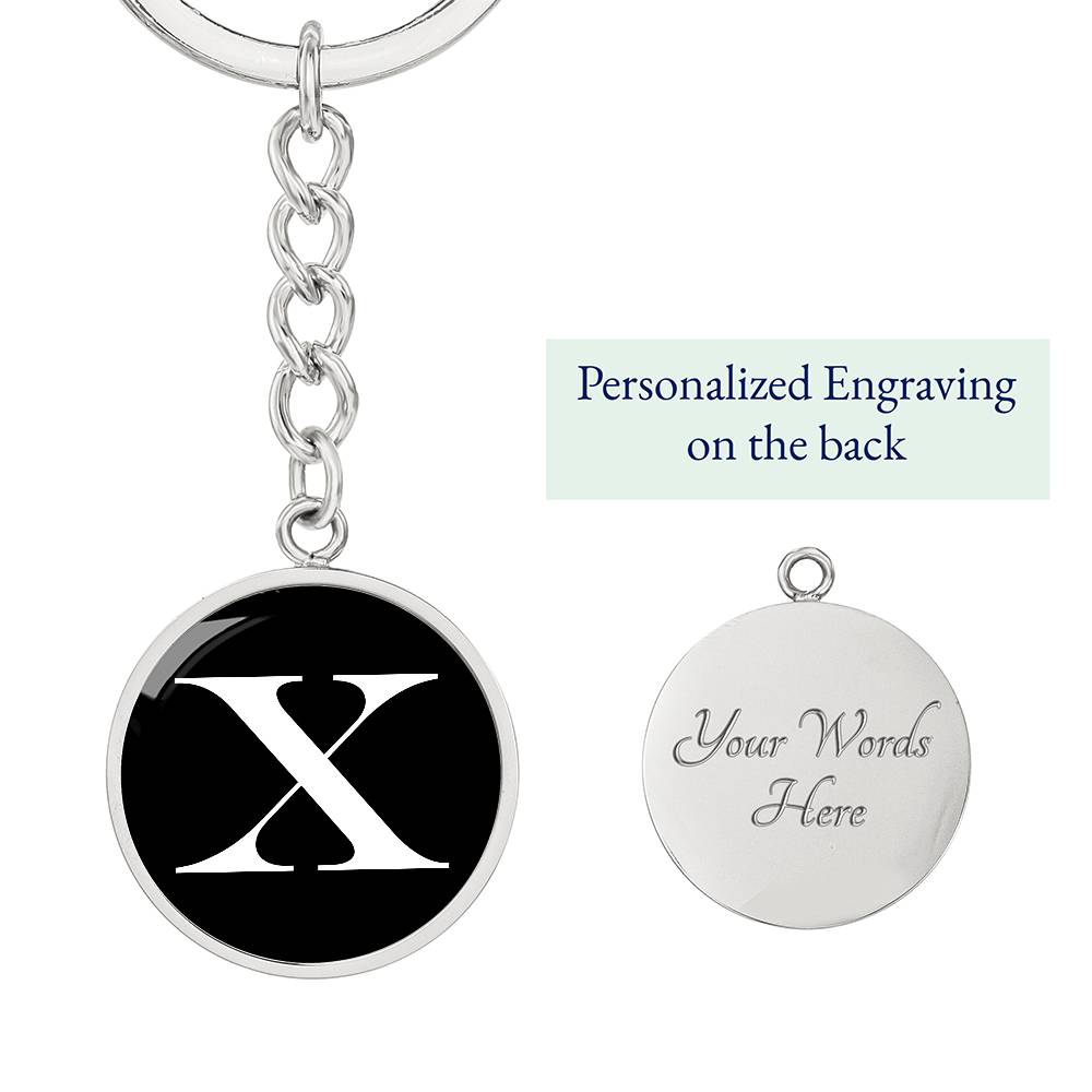 Initial X v3a - Luxury Keychain