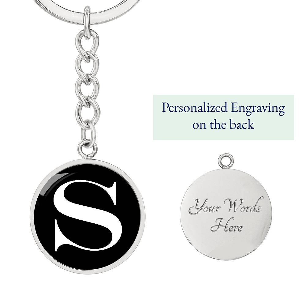 Initial S v3a - Luxury Keychain