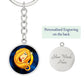 Zodiac Sign Virgo - Luxury Keychain