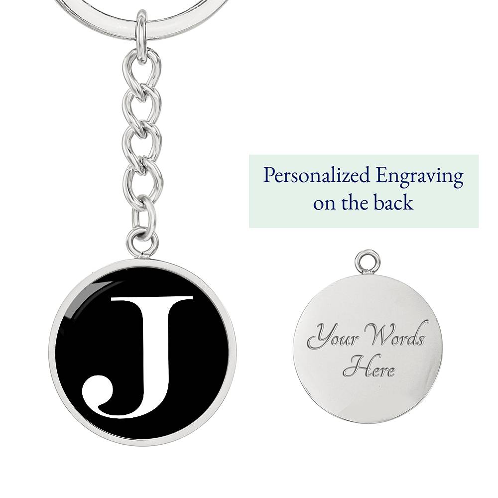 Initial J v3a - Luxury Keychain