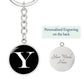 Initial Y v3a - Luxury Keychain