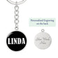 Linda v01w - Luxury Keychain