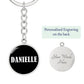 Danielle v01w - Luxury Keychain