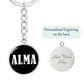 Alma v01w - Luxury Keychain