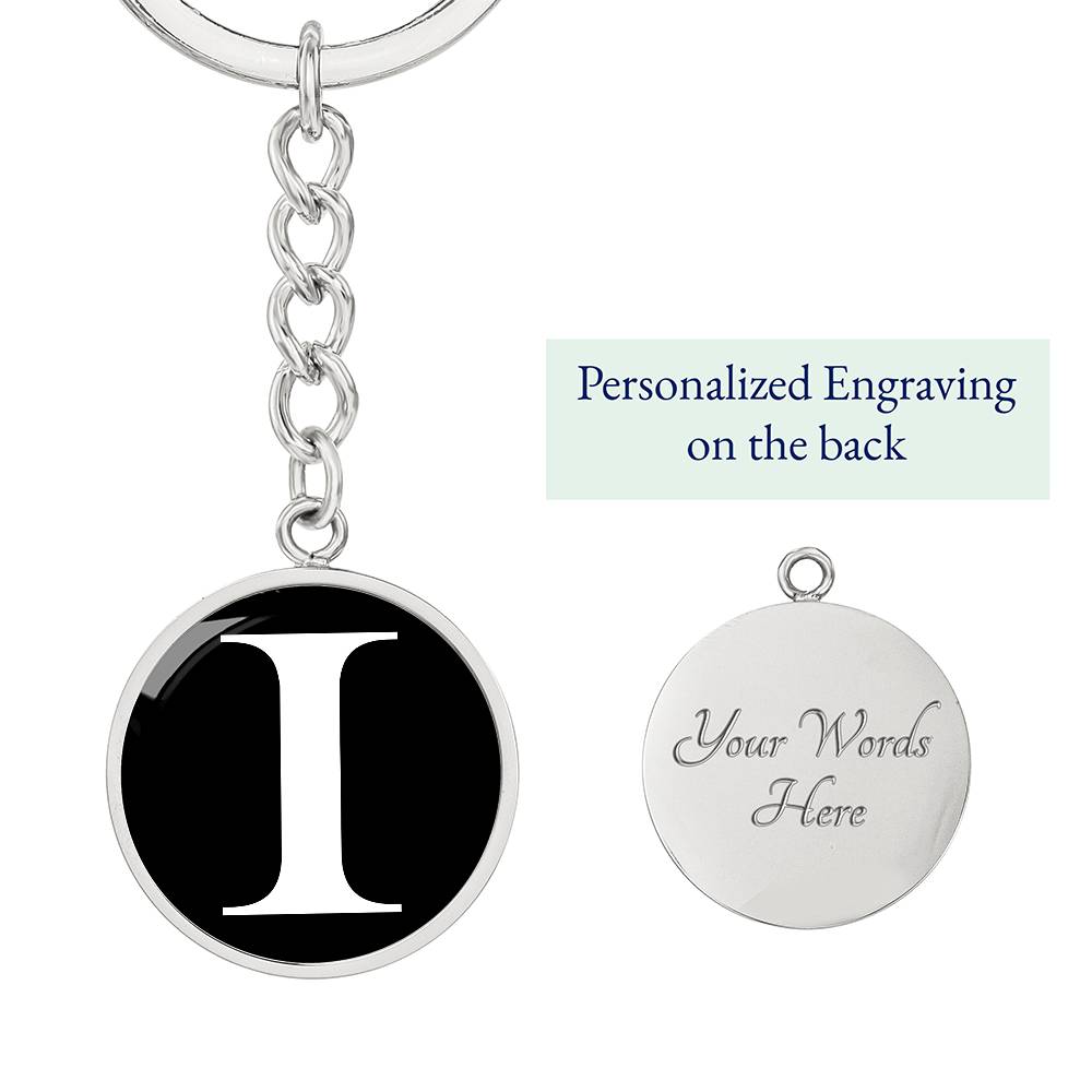 Initial I v3a - Luxury Keychain