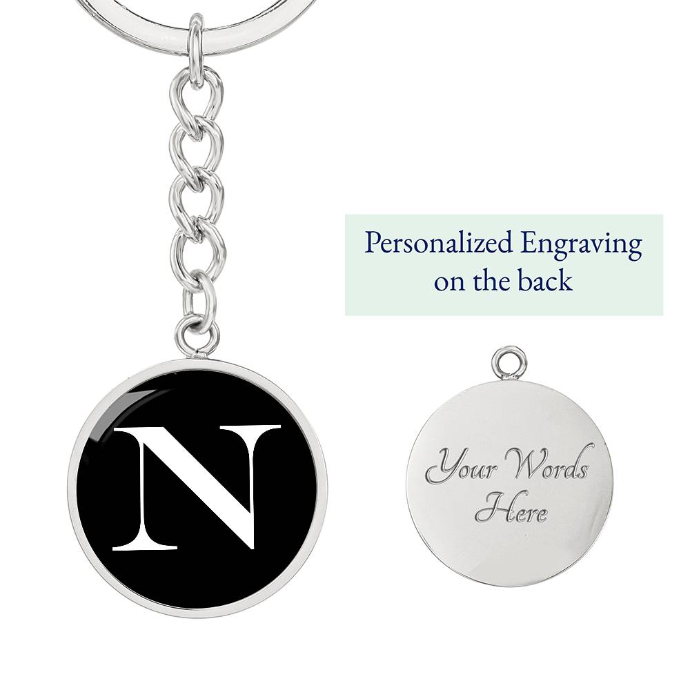 Initial N v3a - Luxury Keychain