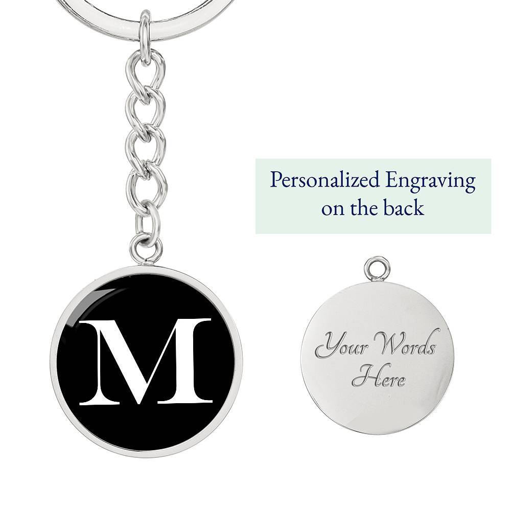 Initial M v3a - Luxury Keychain