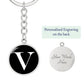 Initial V v3a - Luxury Keychain