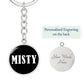 Misty v01w - Luxury Keychain