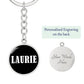 Laurie v01w - Luxury Keychain