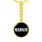 Margie v01w - Luxury Keychain