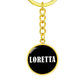 Loretta v01w - Luxury Keychain