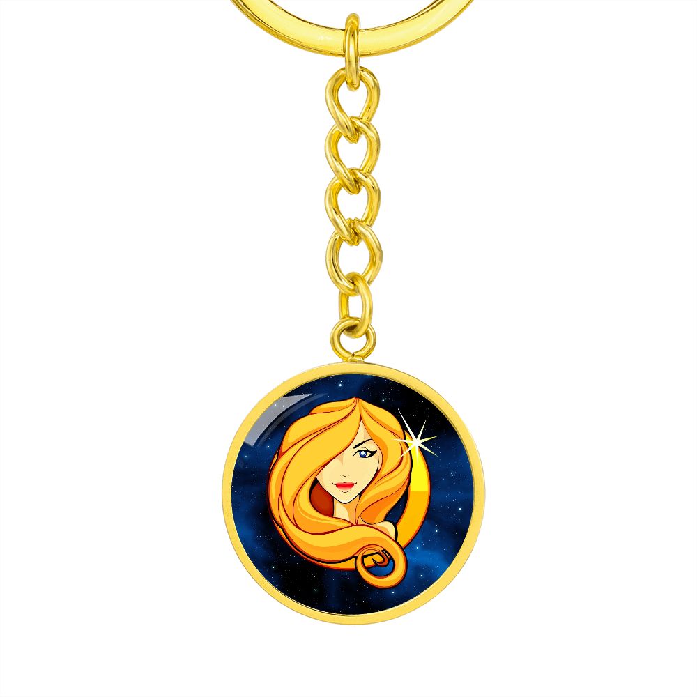 Zodiac Sign Virgo - Luxury Keychain