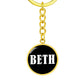 Beth v01w - Luxury Keychain