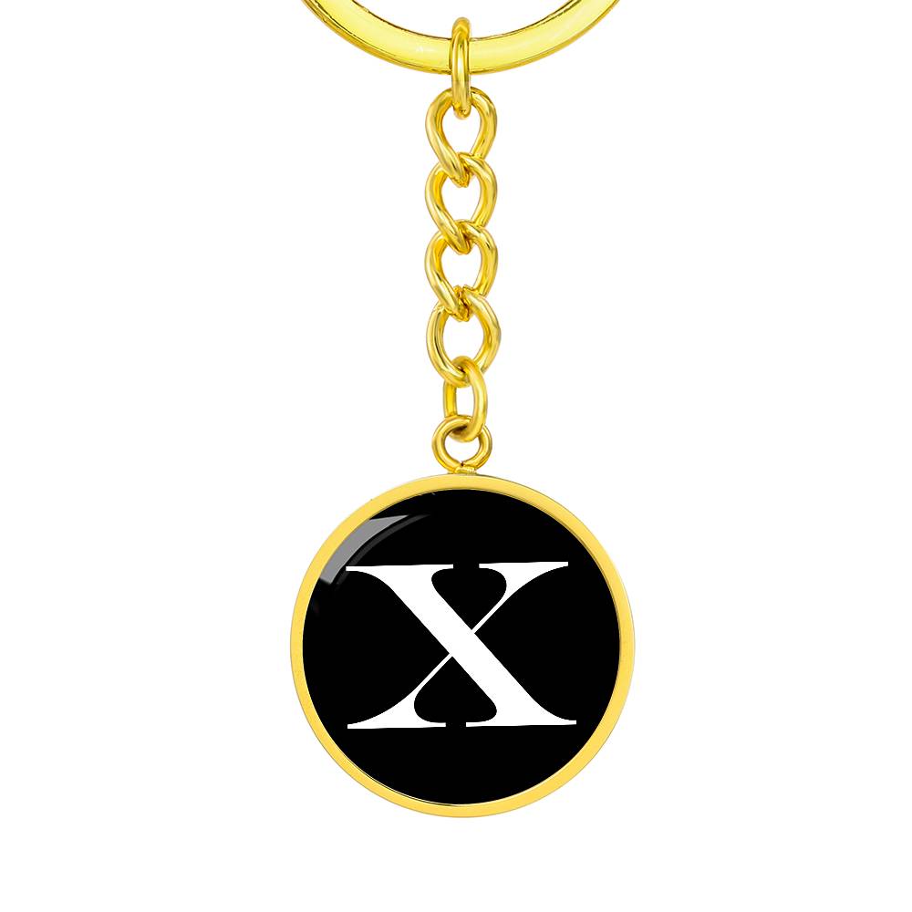 Initial X v3a - Luxury Keychain