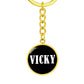Vicky v03 - Luxury Keychain