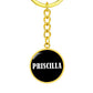 Priscilla v01w - Luxury Keychain