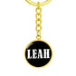 Leah v01w - Luxury Keychain