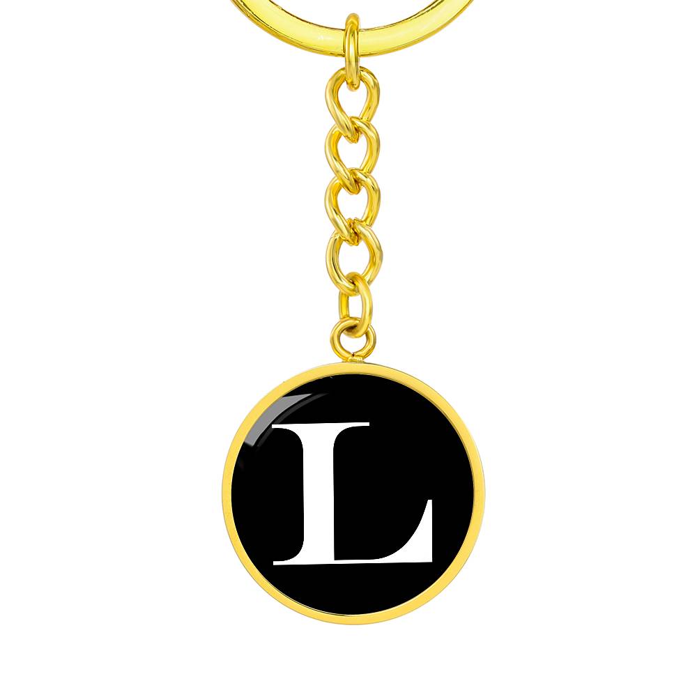 Initial L v3a - Luxury Keychain