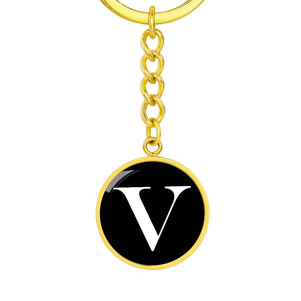 Initial V v3a - Luxury Keychain